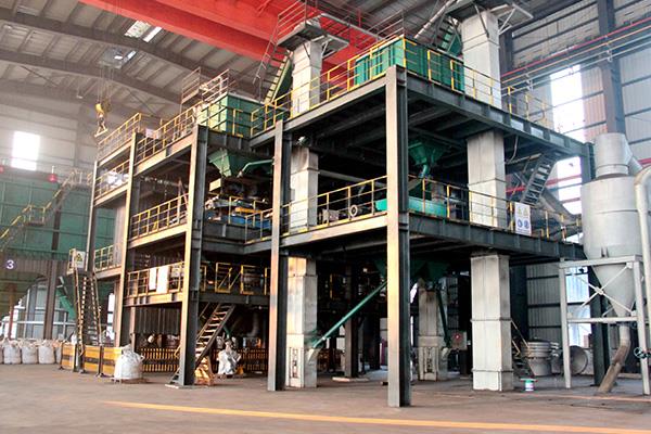Raw powder screening and magnetic sepration